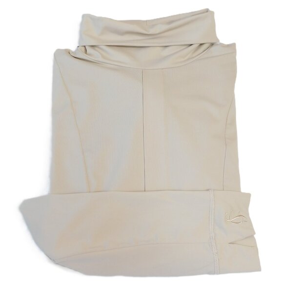 Solid Citizen Equestrian Hailey Turtleneck | UV Base-layer | Lt Tan | EUC | Lrg - Picture 8 of 8